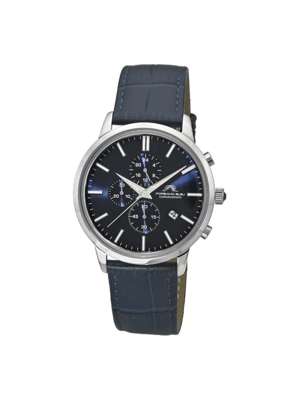 NWT Porsamo Bleu Aura Chronograph Blue Dial Men's Watch